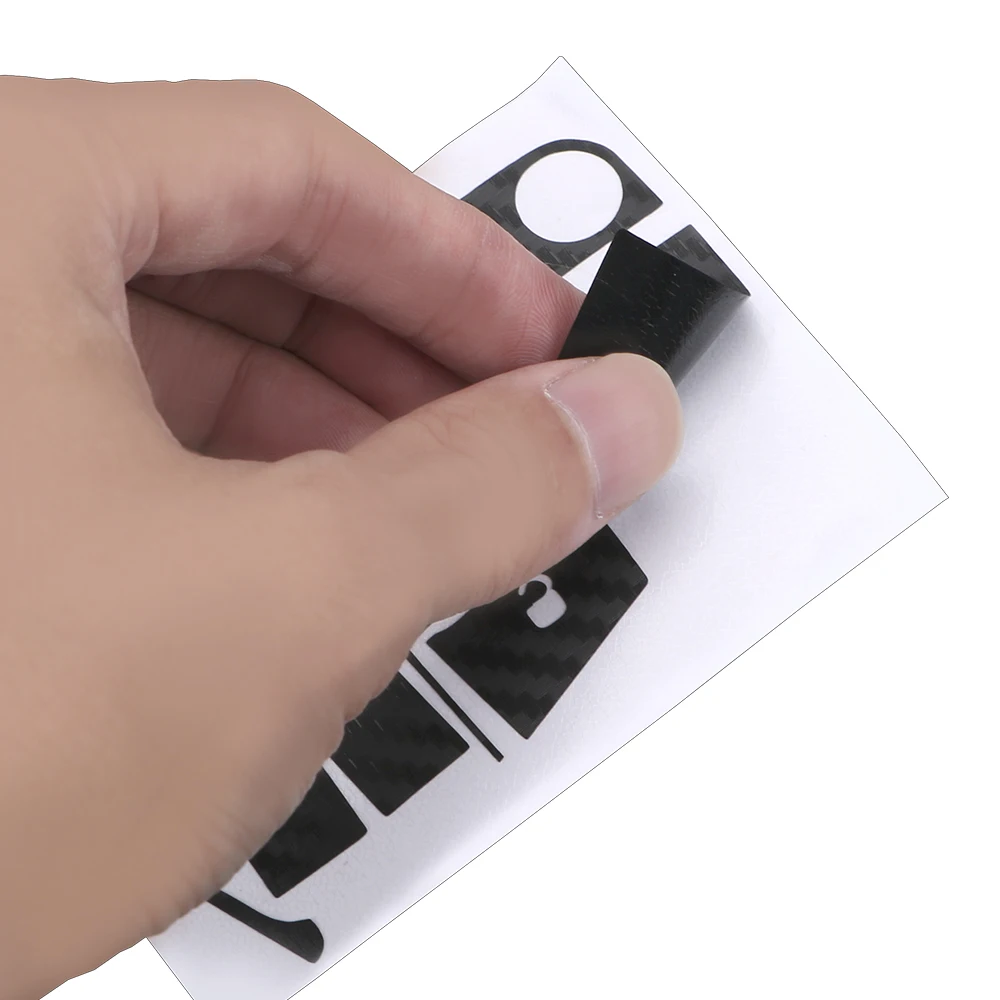 FORAUTO углеродного волокна для игры в гольф черный наклейка на ключ от автомобиля