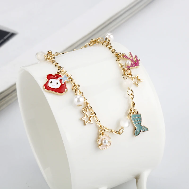 Оригинальные украшения ручной работы в виде животных Мори браслет с жемчугом и