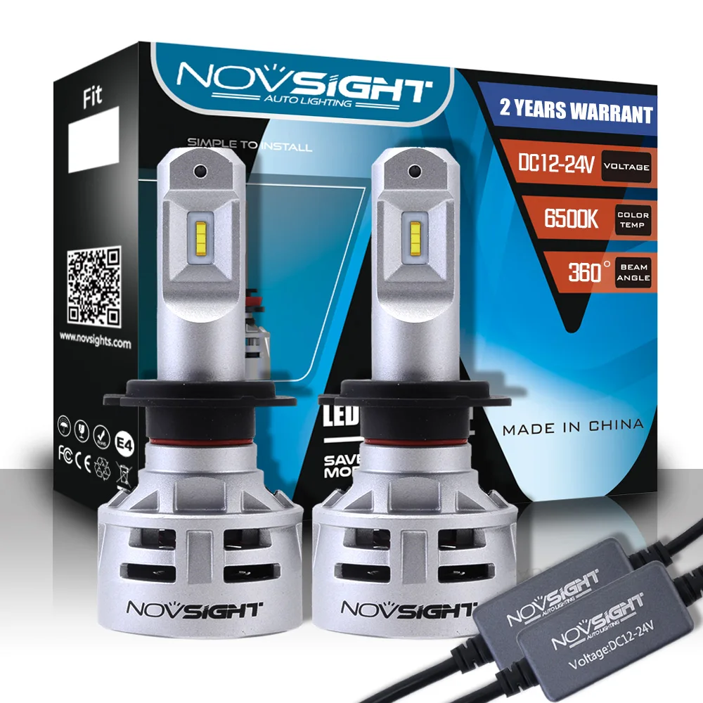 

White Headlight Light DC 12V-24V Waterproof Plug & Play Heat dissipation structure design