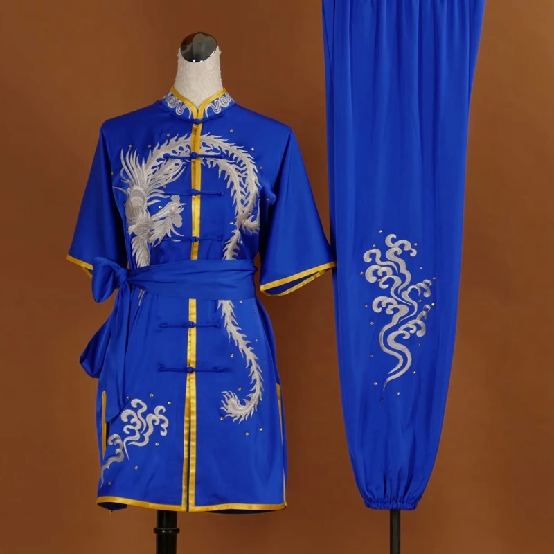 

Boys Girls Wushu Competition Suit Tai Chi Uniform Kung Fu Wing Chun Jacket and Pants Custom Tailor Need Your Measurements