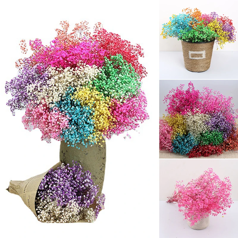 

Gypsophila Bouquet Great Photograph Props DIY Flower Furnishings Decoration for Home Living Room ANDF889