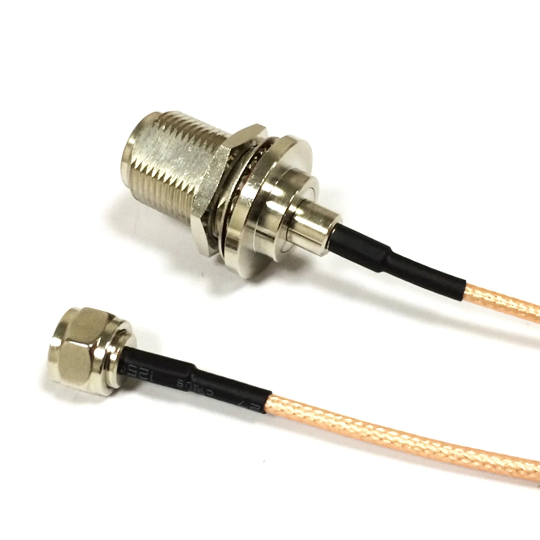 

N type Male Female bulkhead to F Male Connector RG316 Jumper Cable 15cm 6" New wholesale price