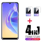 Защитная пленка для экрана 4 в 1, Гидрогелевая пленка + стекло для объектива камеры Vivo V21e, V21, V20 Pro, V20se, защитный телефон для vivo v, 20, se, 20pro, 21e