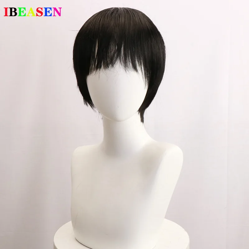 

Yugi Amane Wig Jibaku Shounen/Toilet-bound Hanako-kun Yugi Tsukasa Cosplay Costume Synthetic Black Short Hair Halloween Prop