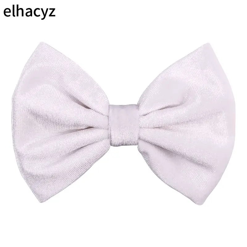 9pcs/lot New 4th of July 5&quot Big Soft Velvet Kids Hair Bows Barrette Clip for Party Headband Accessoires |