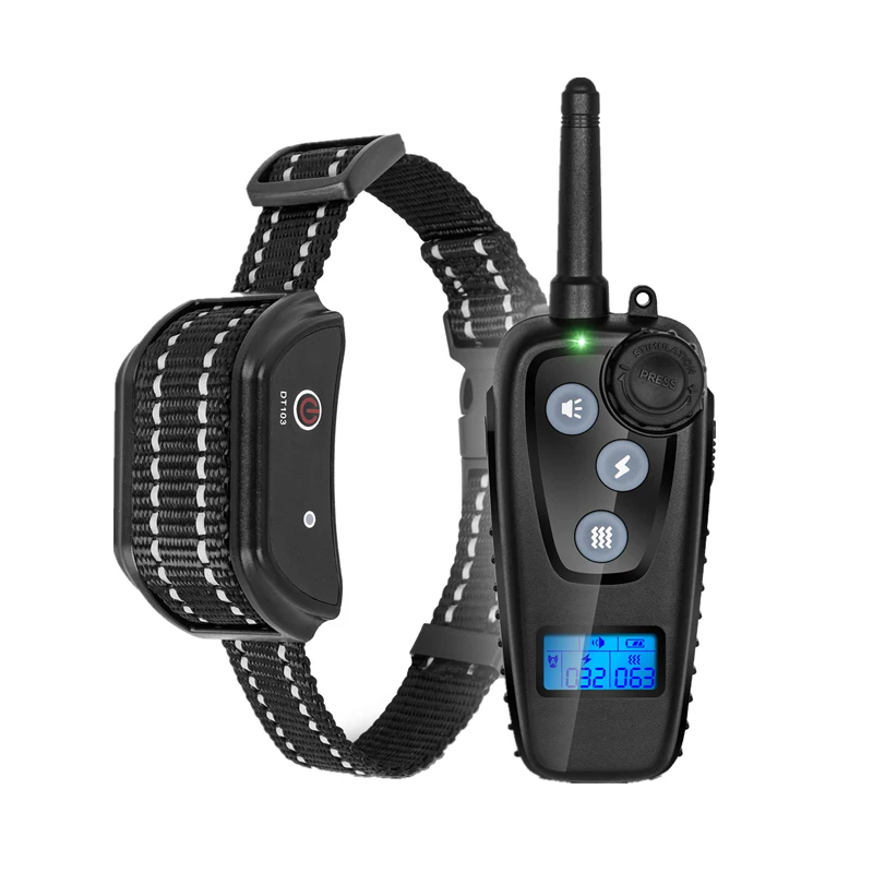 

For New LCD Display Electric Dog Training Collar Waterproof Rechargeable Remote Control Anti Bark Vibration Training Electric