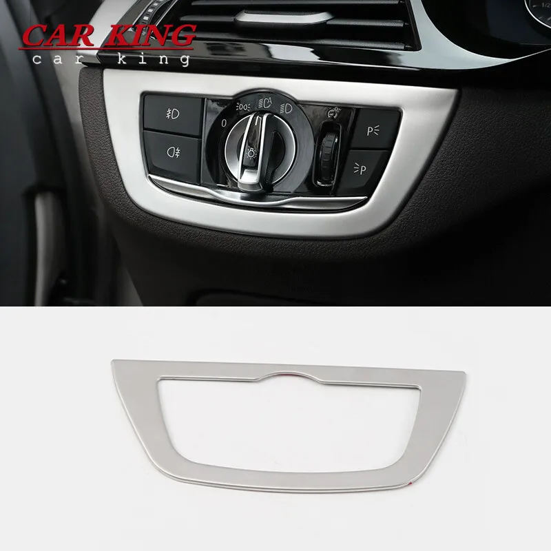 

Переключатель регулировки управления фарами, наклейка на крышку для BMW 5 серии G30 2017 2018 2019 2020, автомобильные аксессуары из нержавеющей стали