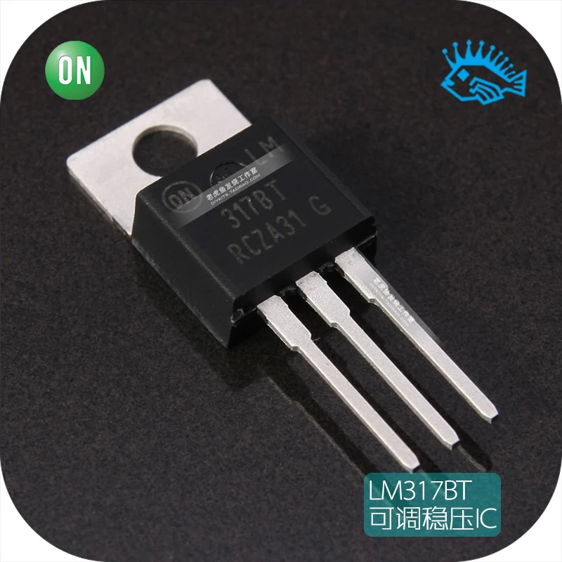 6 шт. на LM317BTG положительный источник питания три клеммы Регулируемый регулятор
