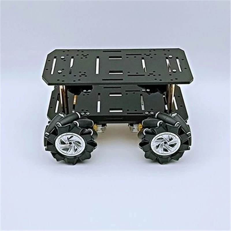 

4Wd Smart Robot Car Chassis With TT Motor 4Pcs 80Mm Mecanum Wheels for Omnidirectional Trolley Chassis DIY Robotic Model