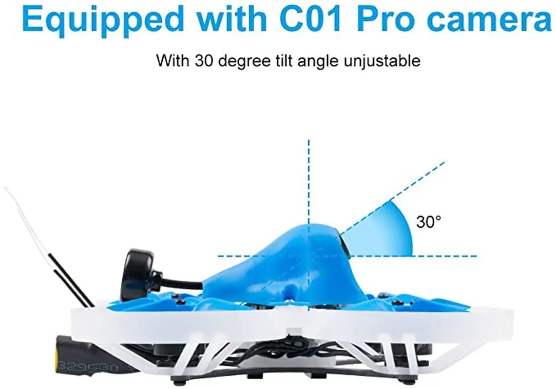 BETAFPV Beta85X FPV 4S бесщеточный оптовый Дрон с F4 AIO 12A FC C01 Pro камера 5000KV 1105 мотор XT30 кабель