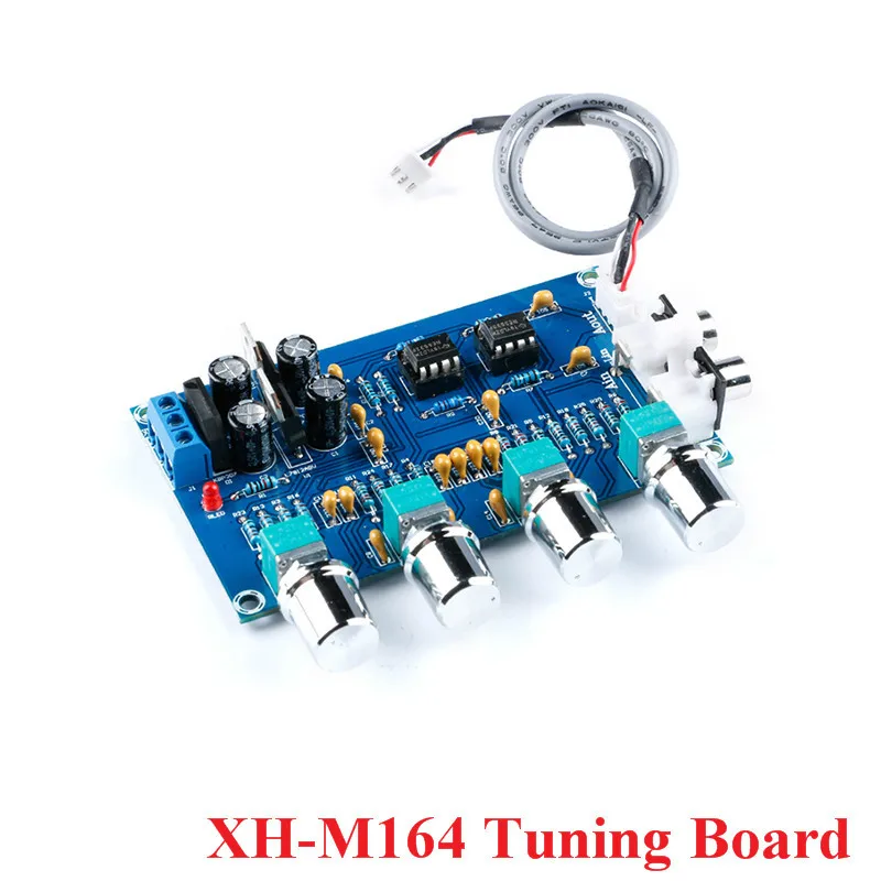 Передняя звуковая плата XH-M164 NE5532 предусилитель звука 4 канала модуль усилителя