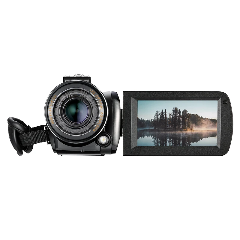 Ordro AC5 видео Камера видеокамеры 4K Профессиональный 12X оптическим зумом для YouTube Vlog