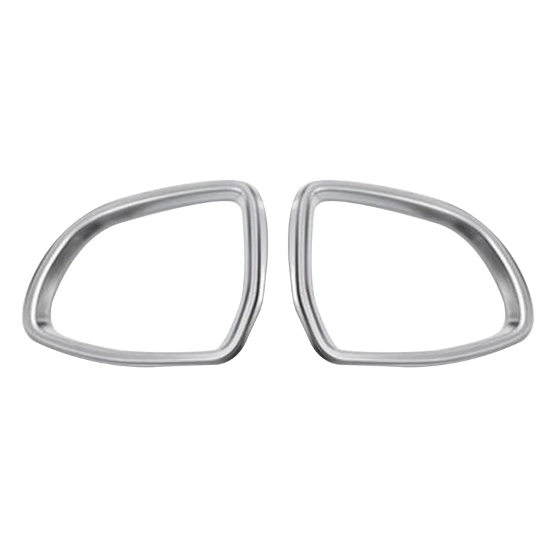 

2PCS Car Styling Rear View Mirror Frame Rearview Cover Trim Fit for -BMW X5 X6 F15 F16 2014 2015 2016