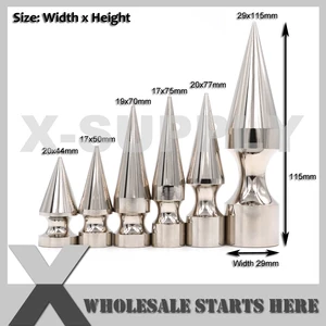 Огромные металлические шпильки-шипы с винтамииспользуются для кожевенного ремесла, чокера, шляп, автомобилей, ошейников для собак (5 лотов, чтобы получить скидку 15%)