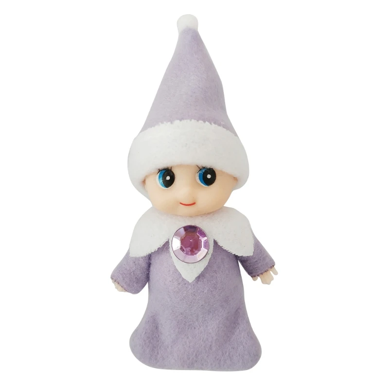 Мини Рождественская кукла эльфа миниатюрное украшение новорожденный подарок