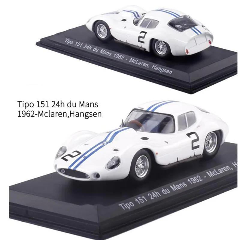 Масштаб 1:43 Классическая модель гоночного автомобиля Maseratis из металлического