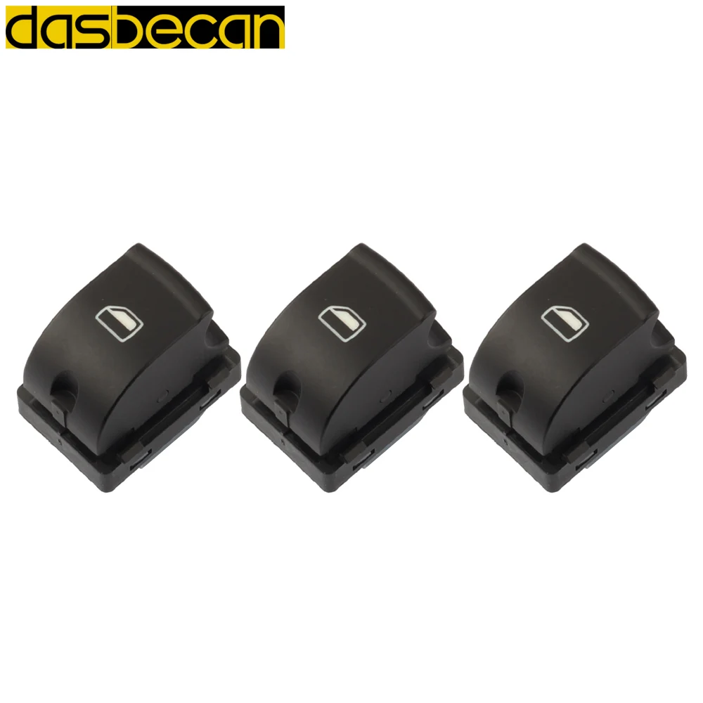 

3PCS Window Control Switch Button Passenger Side Mirror Power Electronic 8E0959855 8E0959851 for AUDI A4 S4 B6 B7 RS4 SEAT Exeo
