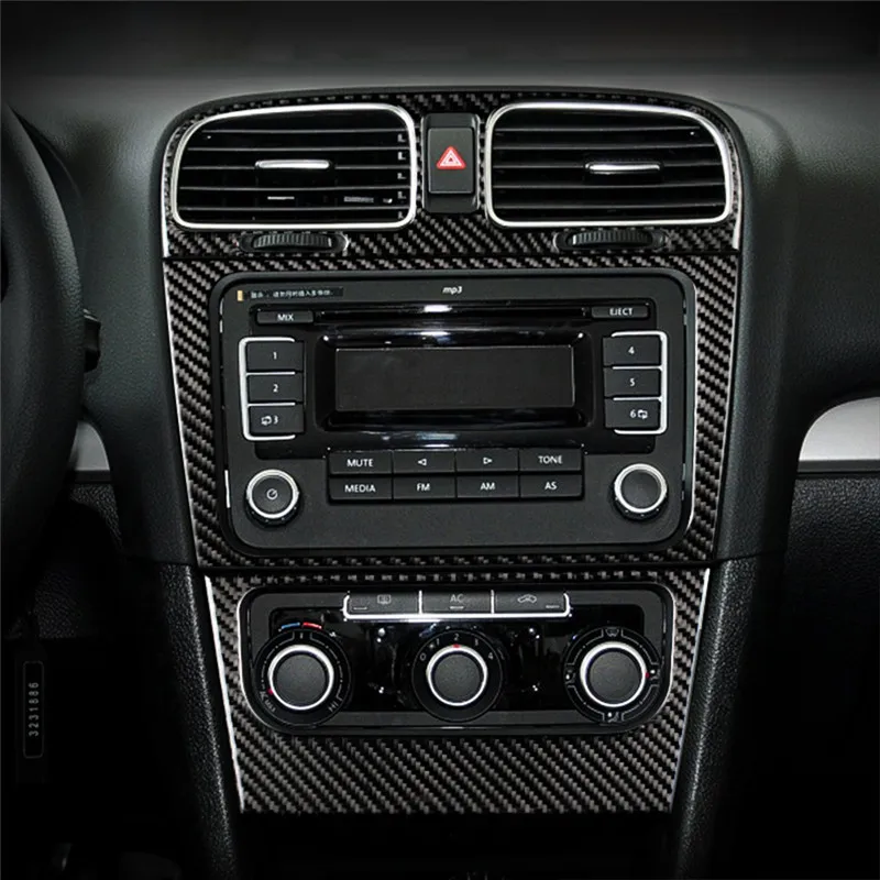 Подходит для VW Гольф 6 2008 2012 gti R MK6 scirocco 2009 2016 автомобильные аксессуары углеродное