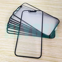 10pcs top quality front glass with oca for apple iphone 13 pro 13pro max 13mini 13 mini lcd display screen outer panel