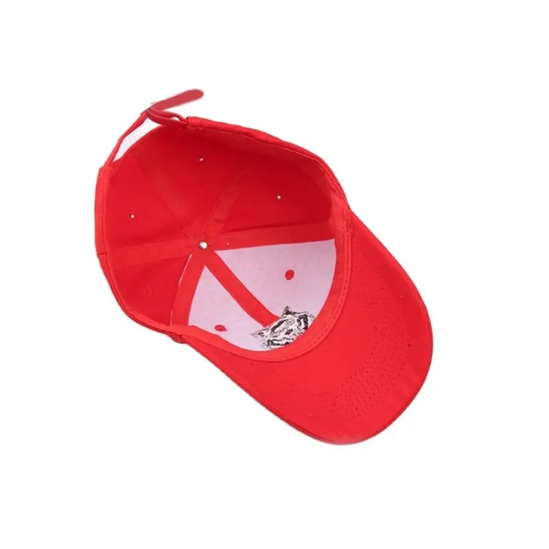 Волчья Голова вышивка простой Стиль Бейсбол Кепки для Для мужчин женщин дышащая