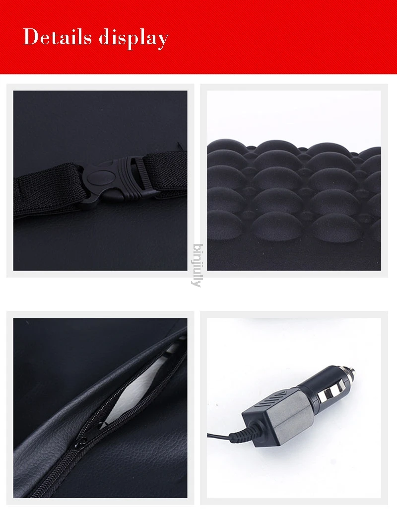 Подушка для массажа из микрофибры и кожи 12 В|Брекеты подставки| |