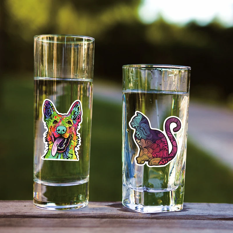 17 шт упак виниловая наклейка