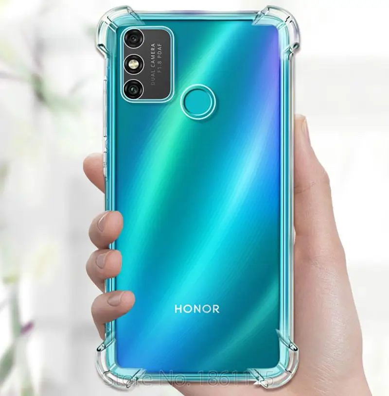 Силиконовый чехол для Huawei Honor 9A 20 Lite 10i 30 Pro 30S X10 P40 мягкий с подушкой безопасности