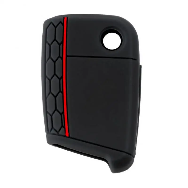 

2020 Silicone Remote Car Key Case Cover For VVolkswagen VW Golf 7 MK7 Skoda Octavia A7 Car Accessories