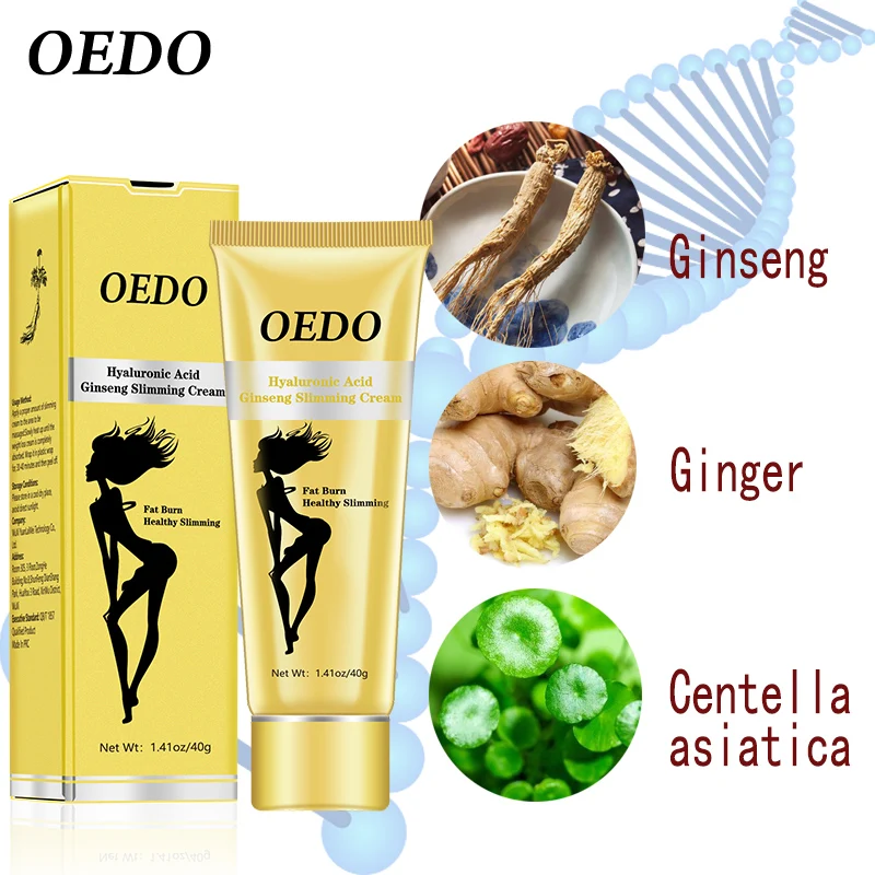 OEDO Ginseng Slimming Cream Reduces Fat Burning On The Abdomen And Waist Massage Whitening Body Care |