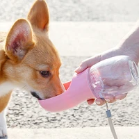 yourkith portable dog water bottle with filter element 280ml outdoor travel leakage proof dog waterer pet accessories for dog