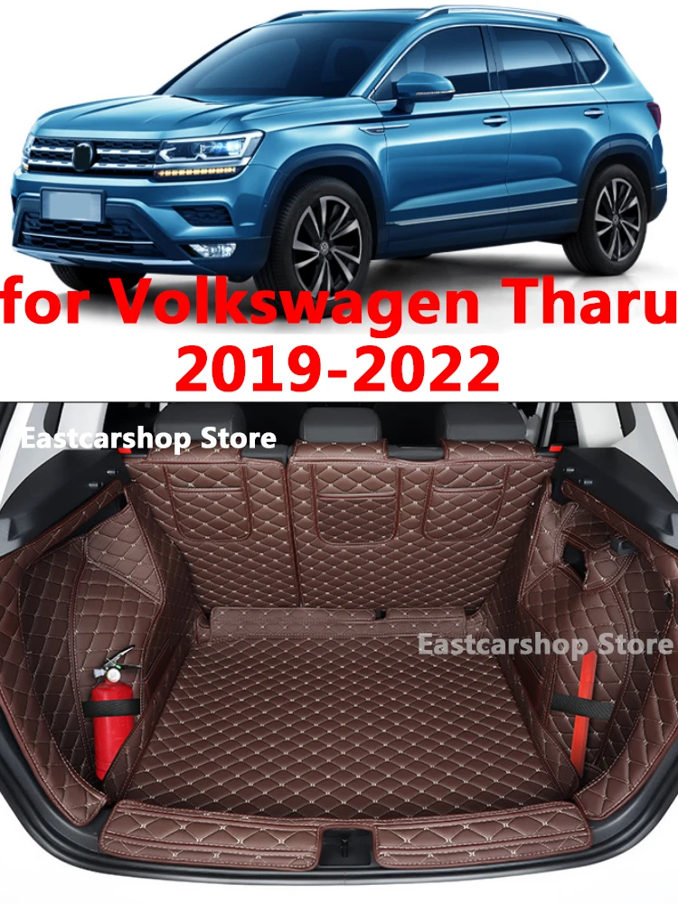 For Volkswagen VW Tharu 2021 2020 2019 Car Custom All Inclusive Rear Trunk Mat Car Boot Liner Tray Rear Trunk Accessories 2022