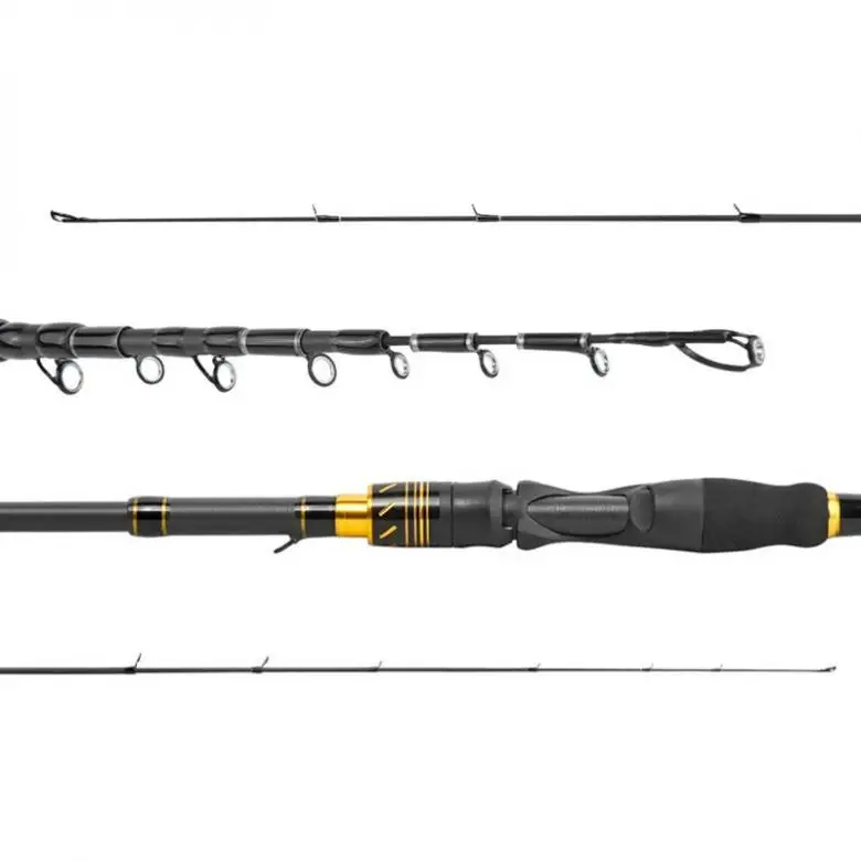 

2.1m High Carbon Fiber Lure Fishing Rod Power MH Lightweight Spinning / Casting Fishing Pole