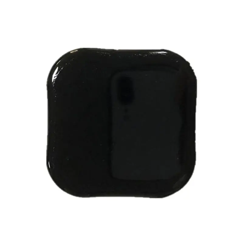 Square Black Настенный стол пасты стенд Nano резиновая прокладка мобильного телефона бесшовные Многофункциональные Силиконовые Стикеры кронштейн - Цвет: Square Black