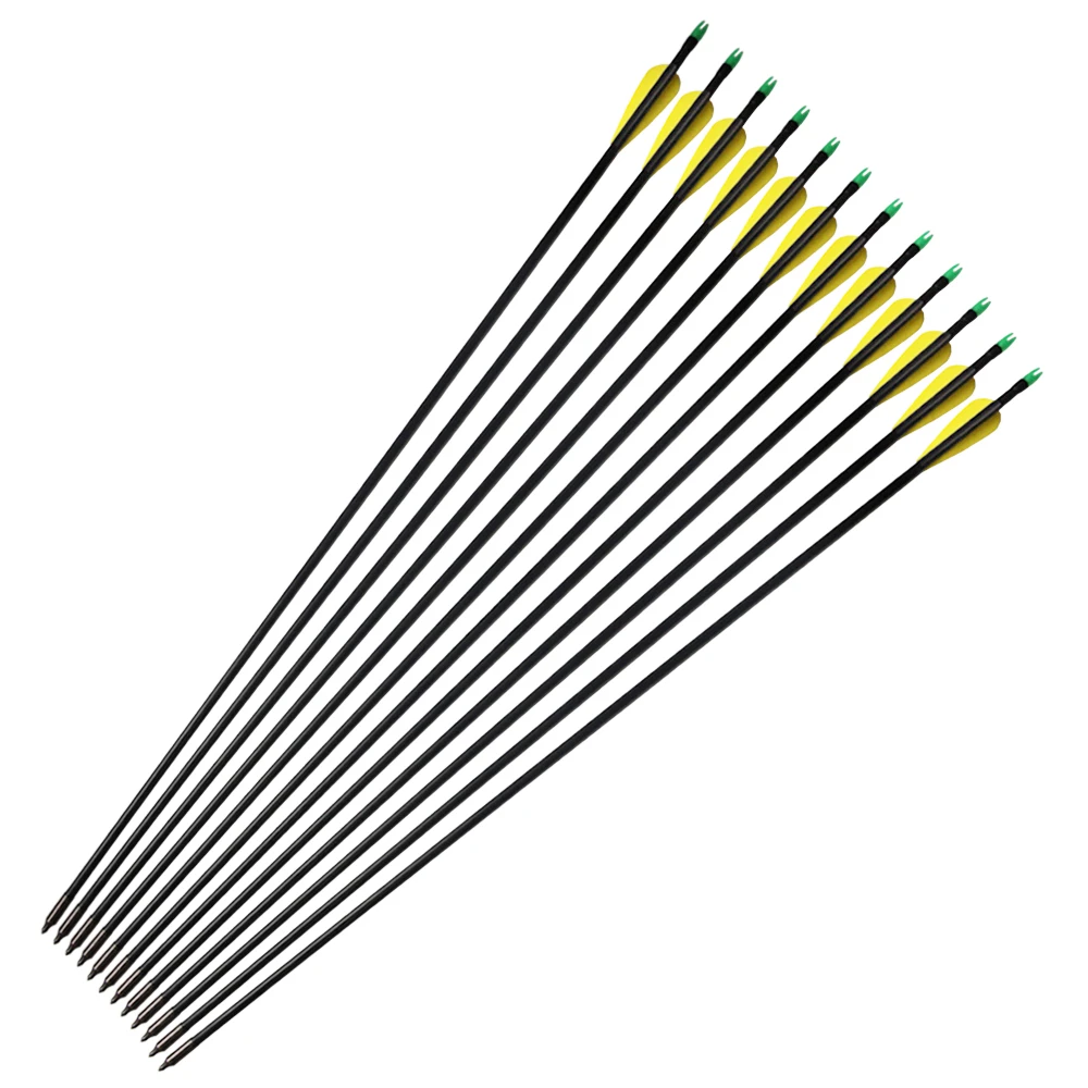 

85cm Fiberglass Arrow Spine 500 For Hunting Compound Bow /Recurve Bow Arrow