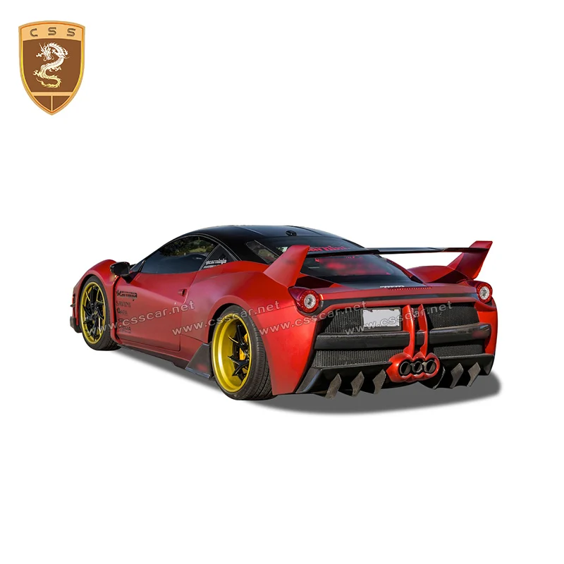 Детали для корпуса Ferrari 458 передний задний диффузор спойлер заднее крыло
