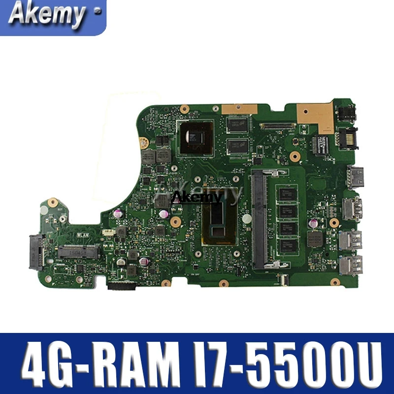 Фото Akemy X555LD материнская плата для ноутбука For Asus X555LDB X555LA X555LB X555L X555 тест оригинальный