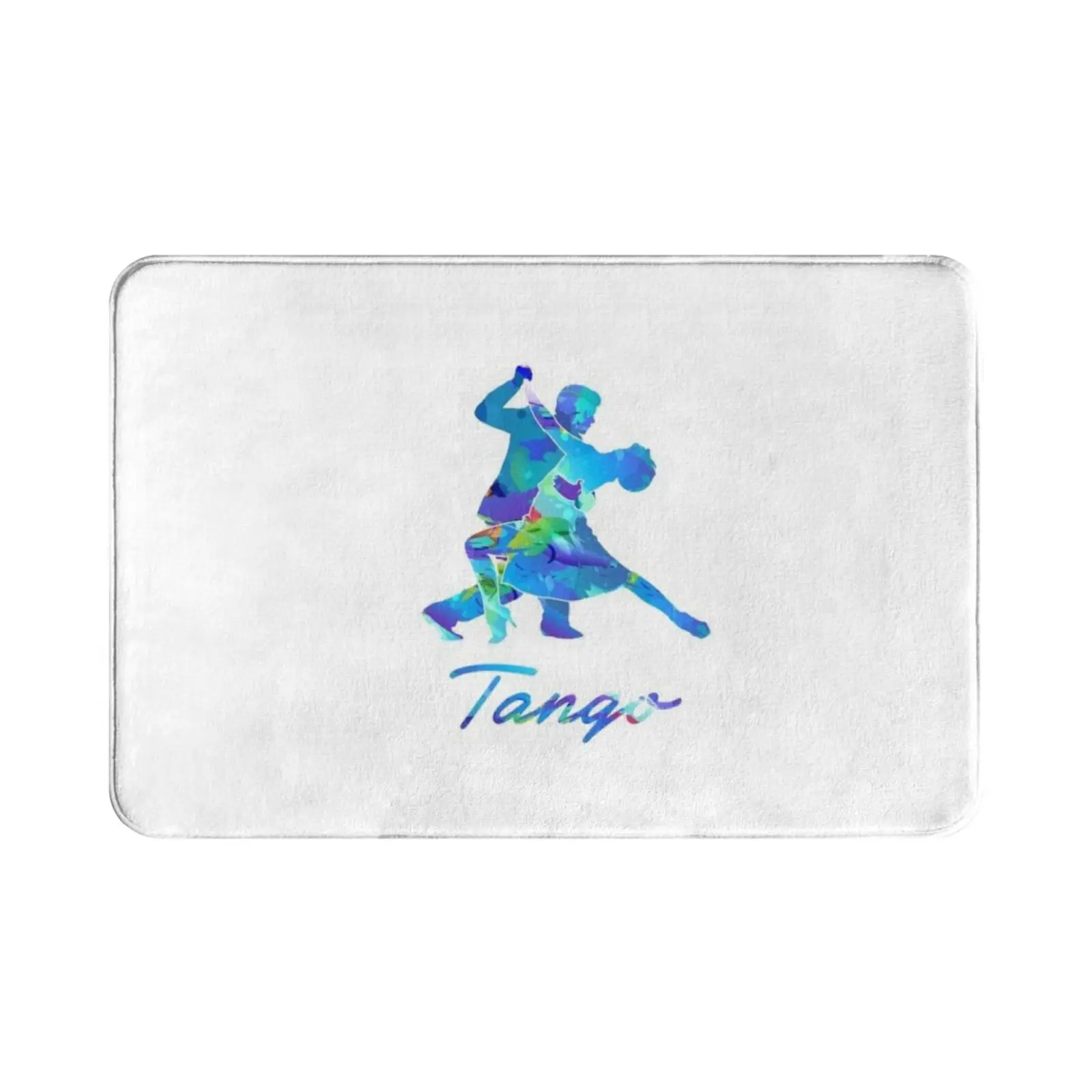 Танцор Танго s Красочные силуэты коврик подушка мягкий женский танцевальный