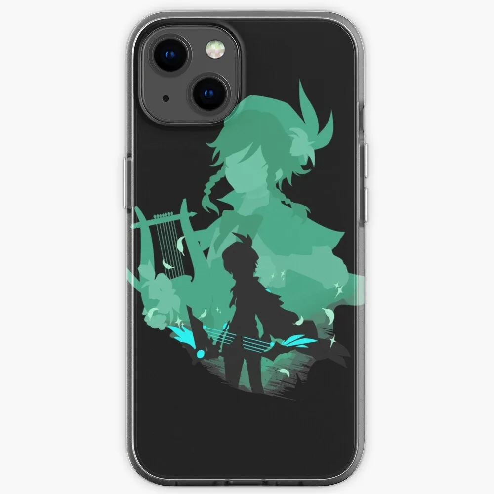 

Venti Genshin Impact Chibi Phone Case for IPhone 13 12 11 Pro X XsMax XR 7 8Plus Cute Soft Cover Model Custom Is Supported