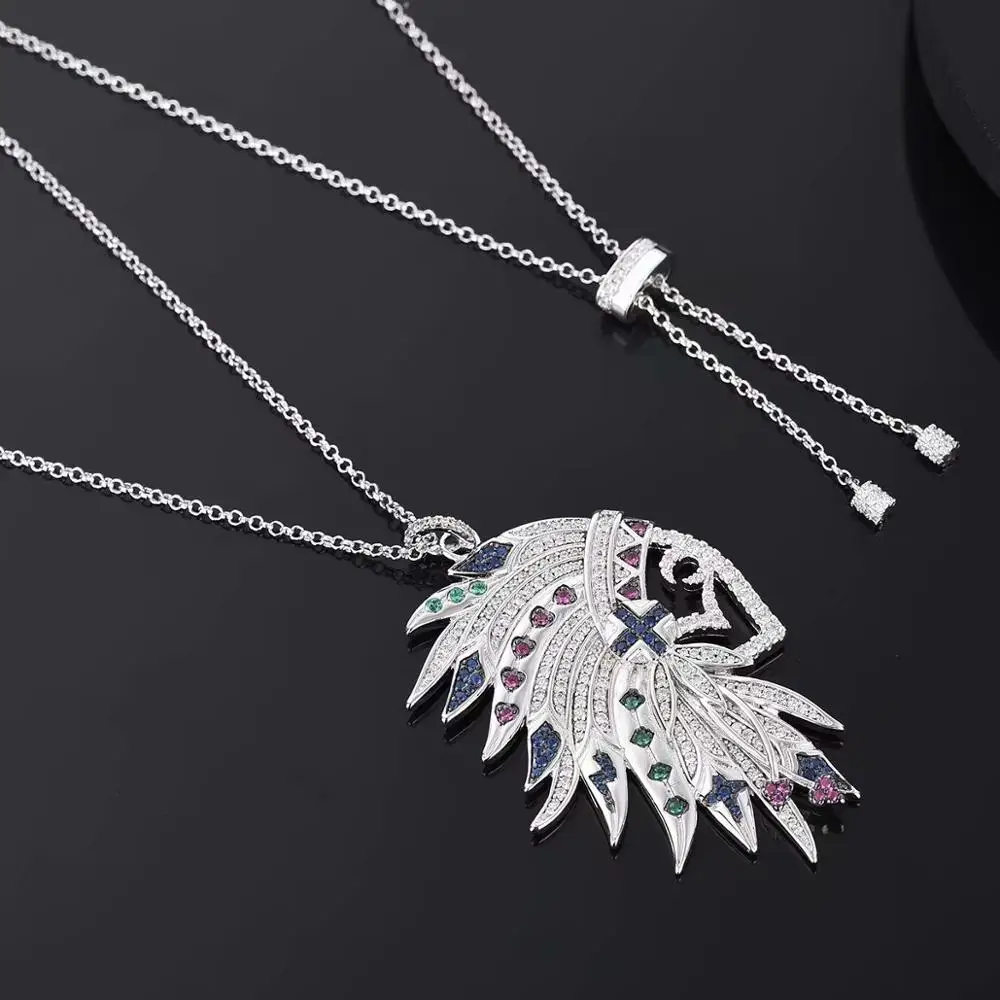 Очаровательные ювелирные наборы главный индийский Ретро дизайн серьги и