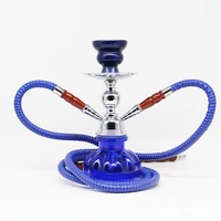 arab water tobacco and liquor bar ktv single and double tube glass water cigarette pot