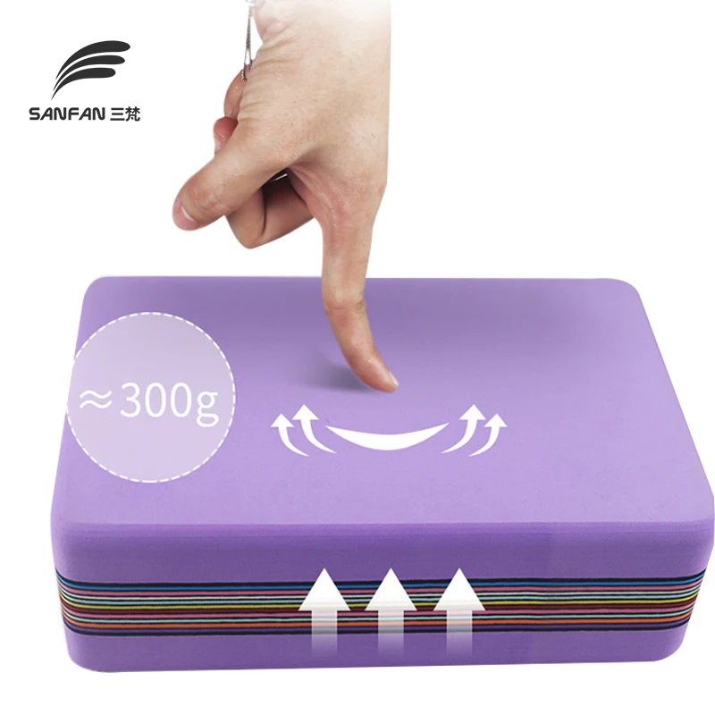 Набор блоков для йоги блок EVA пенопластовый кирпич спортивные инструменты