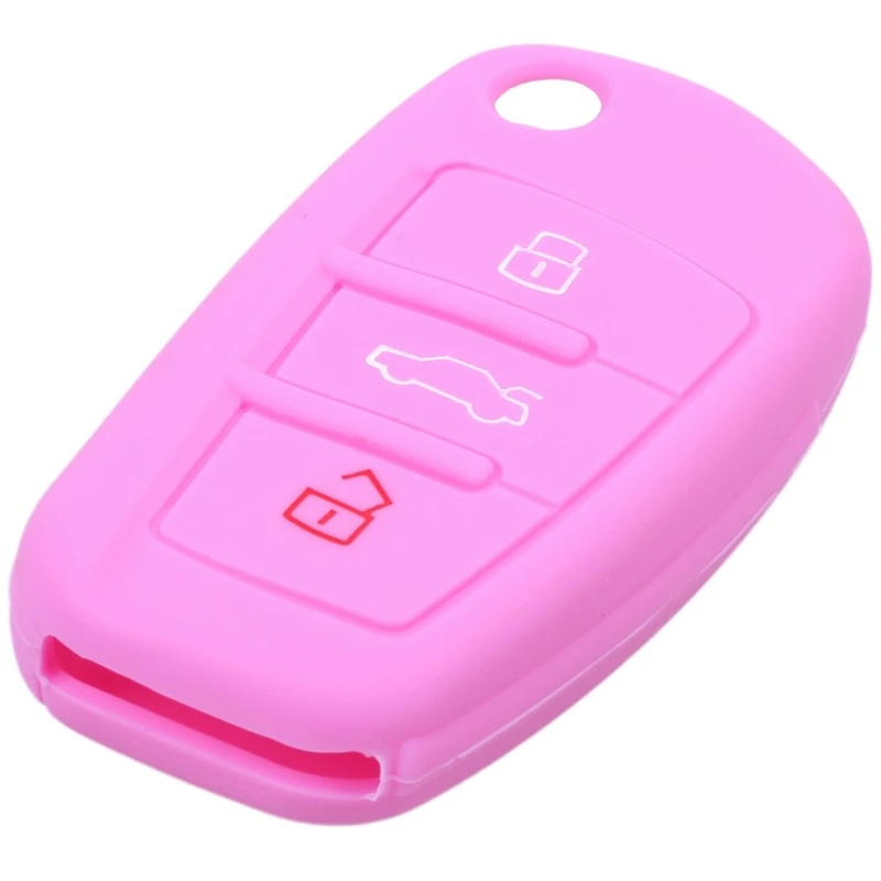 3 кнопочный силиконовый флип-чехол с дистанционным управлением для автомобиля Fob