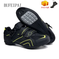 outdoor professional cycling shoes mtb breathable non locking racing road bike shoes men sneakers non slip cycling bicycle shoes