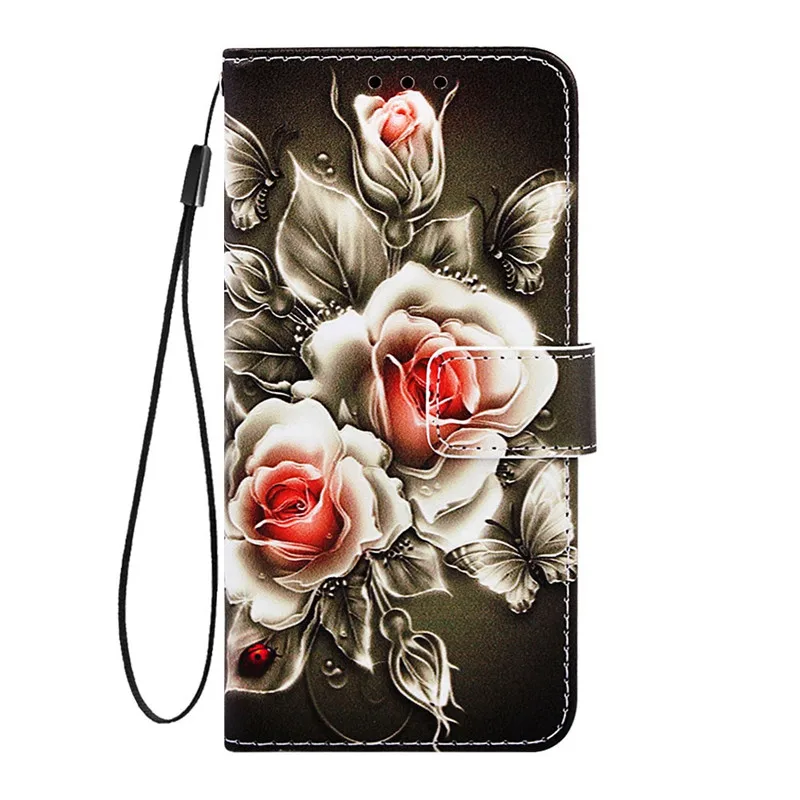 P Кожаный флип-чехол для samsung Galaxy A10 A20 A30 A40 A50 A70 A80 A20e A10s A30s A50s A20s чехол для телефона чехол-бумажник с рисунком и крышка - Цвет: P
