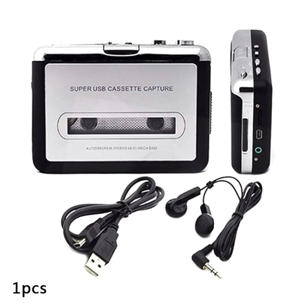 USB Кассетный плеер конвертер ленты в MP3 Захват аудио музыкальный плеер изысканно разработанный прочный великолепный