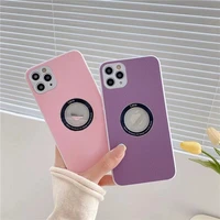 luxury premium leather phone case for iphone 11 12 pro max 12 mini xr x xs max 7 8 plus lens protection soft silicone back cover