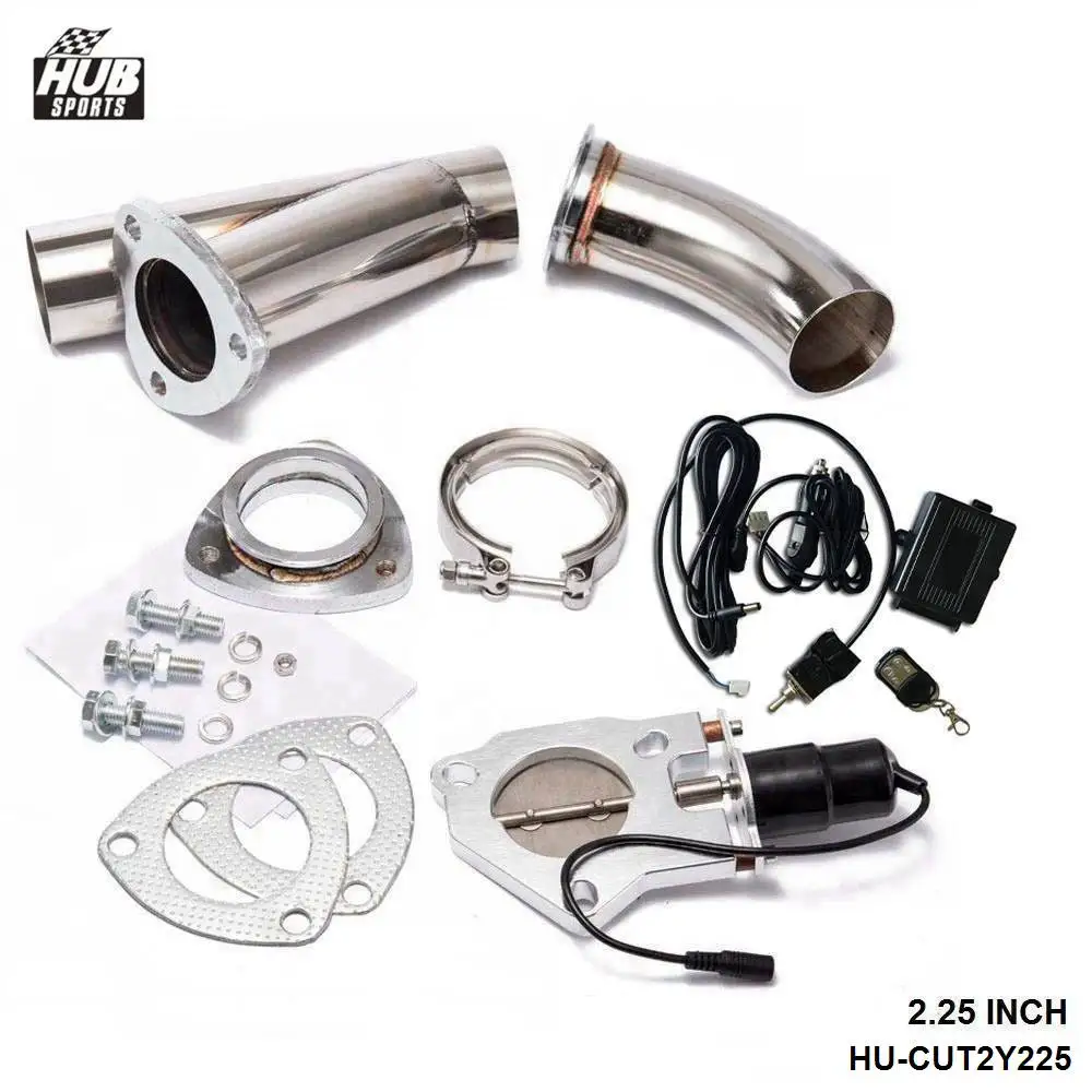 2,2" Elextric выхлоп Catback/E-cut Out W/переключатель обхода клапана комплект+ пульт дистанционного управления для Toyota Altezza HU-CUT2Y225