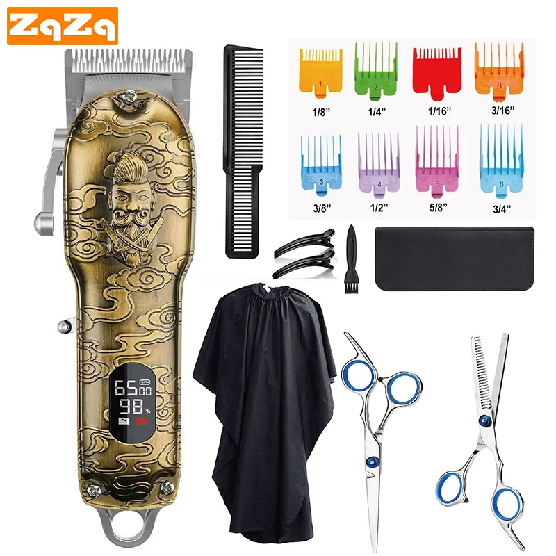 

Профессиональная машинка для стрижки волос ZqZq, триммер для мужчин, USB, аккумуляторная машинка для парикмахера, машинка для стрижки волос, ст...