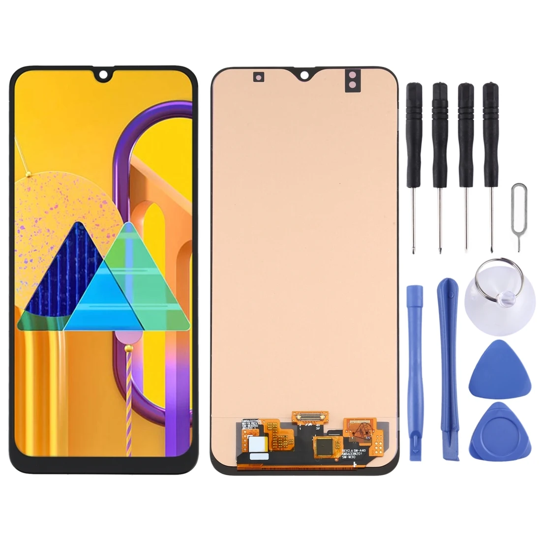 

iPartsBuy for Samsung Galaxy M30s SM-M307 OLED Material LCD Screen and Digitizer Full Assembly