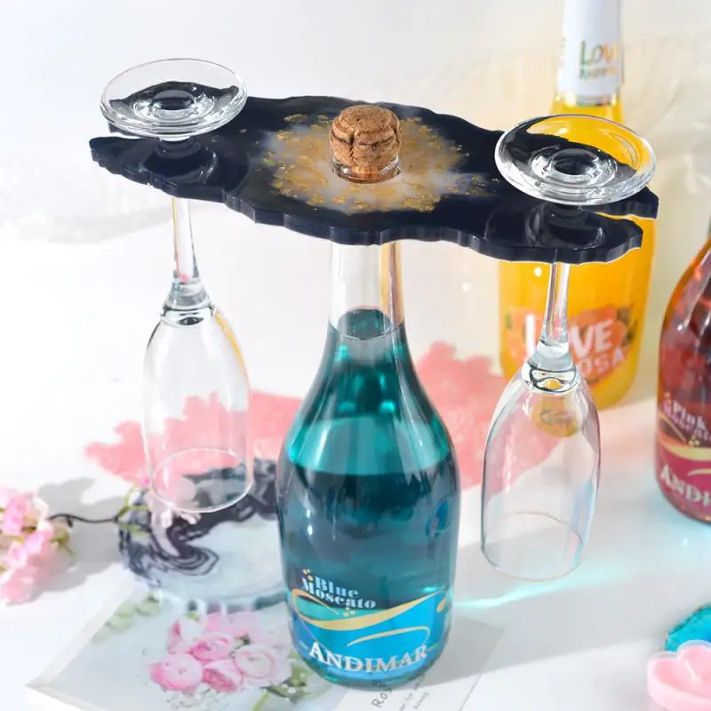 DIY силиконовый держатель для винного стекла литье из смолы форма стаканчиков